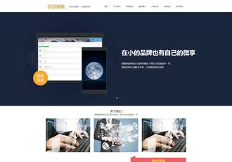 響應式微信科技類網(wǎng)站模板 html5響應式IT科技類織